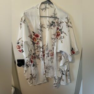 Floral Sheer Kimono
